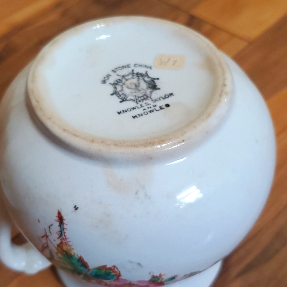 Iron Stone Knowles, Taylor And Knowles Jar With Lid - Picture 9 of 9